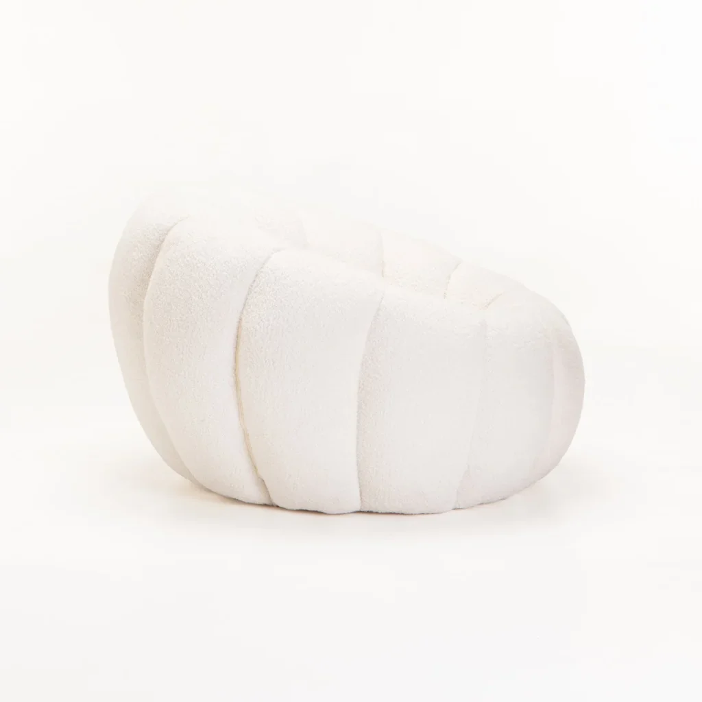 PEARL FLEECE FABRIC CHAIR - Image 4