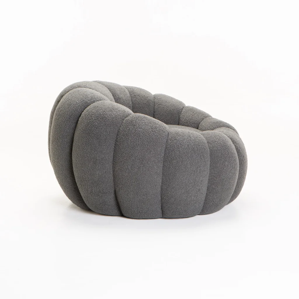 PEARL FLEECE FABRIC CHAIR - Image 9