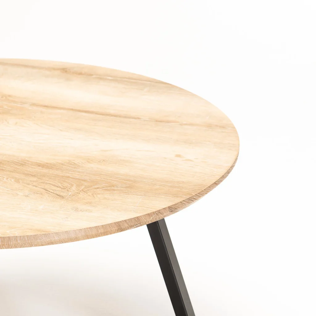 POPPY 80cm ROUND COFFEE TABLE - Image 4