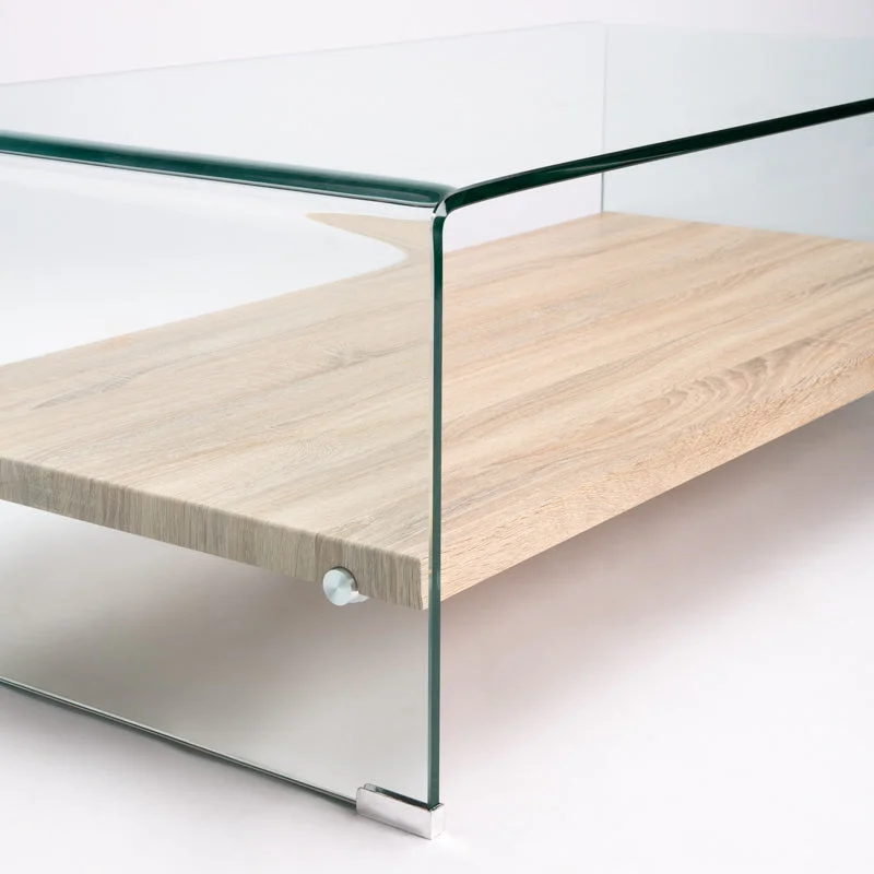 IVY 120x60cm 12MM TEMPERED GLASS COFFEE TABLE - Image 4