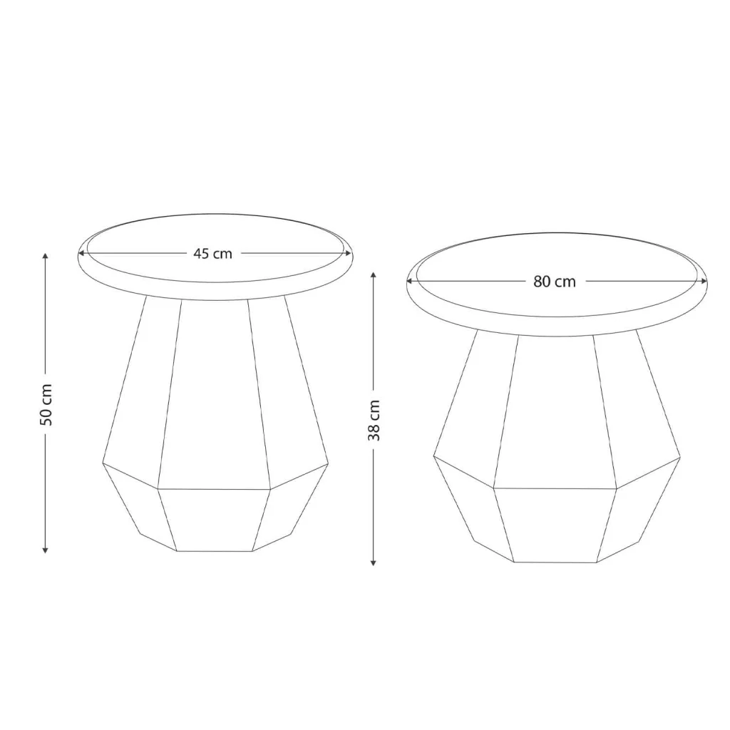 RANI SIDE TABLE & COFFEE TABLE COMBO - Image 4