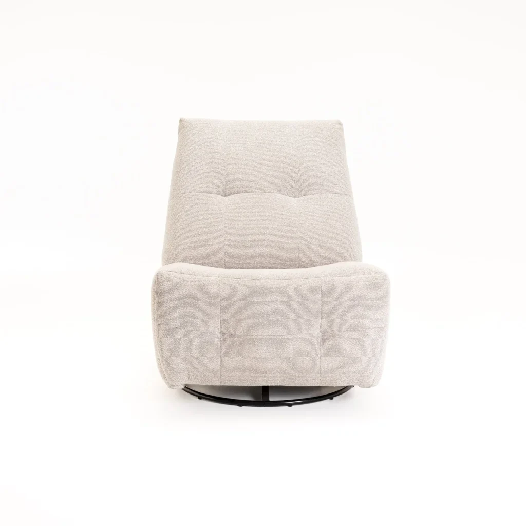 RENZO FABRIC ARMLESS SWIVEL RECLINER - Image 10