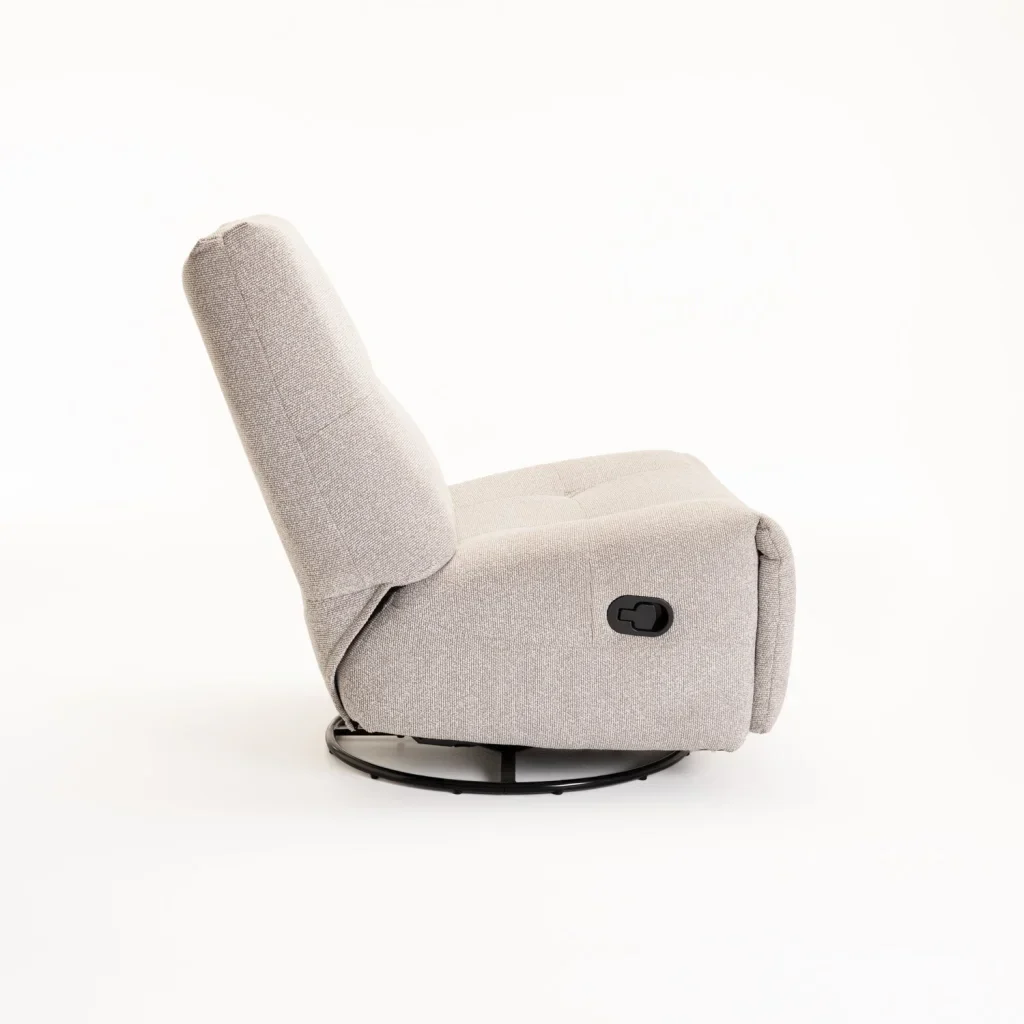 RENZO FABRIC ARMLESS SWIVEL RECLINER - Image 11