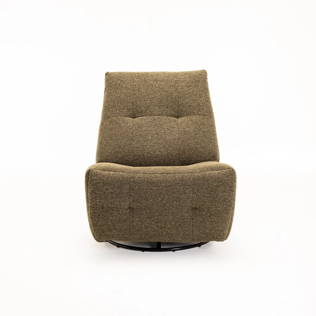 RENZO FABRIC ARMLESS SWIVEL RECLINER - Image 17