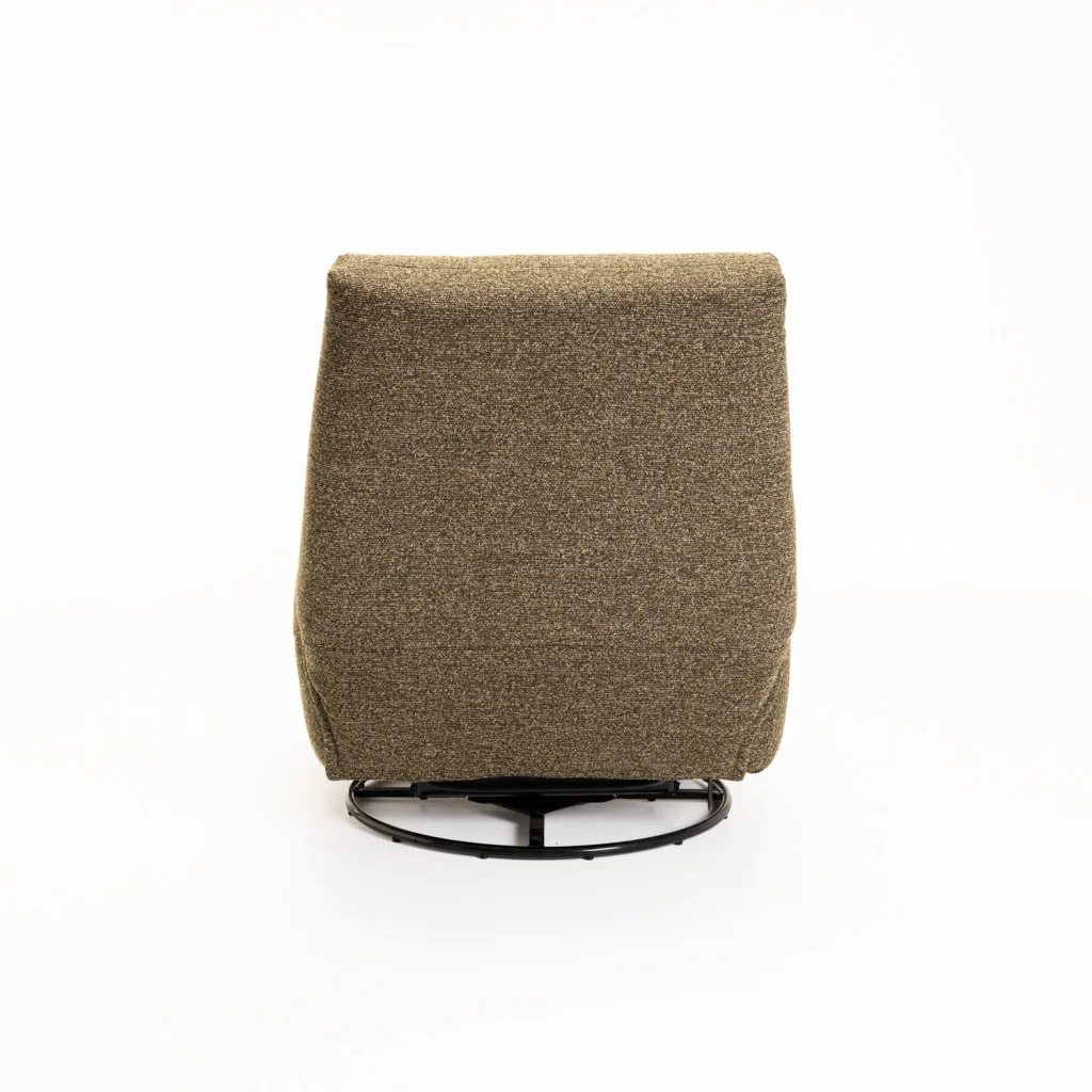 RENZO FABRIC ARMLESS SWIVEL RECLINER - Image 20