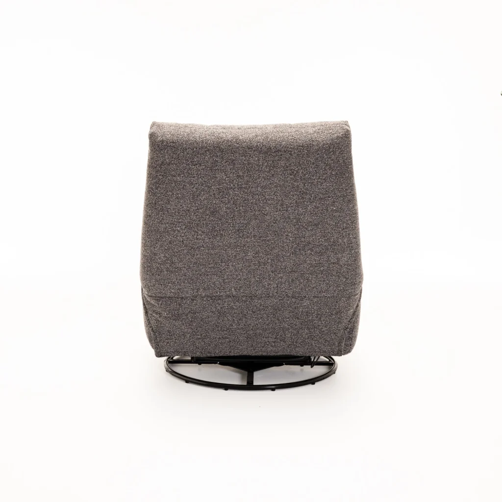RENZO FABRIC ARMLESS SWIVEL RECLINER - Image 6