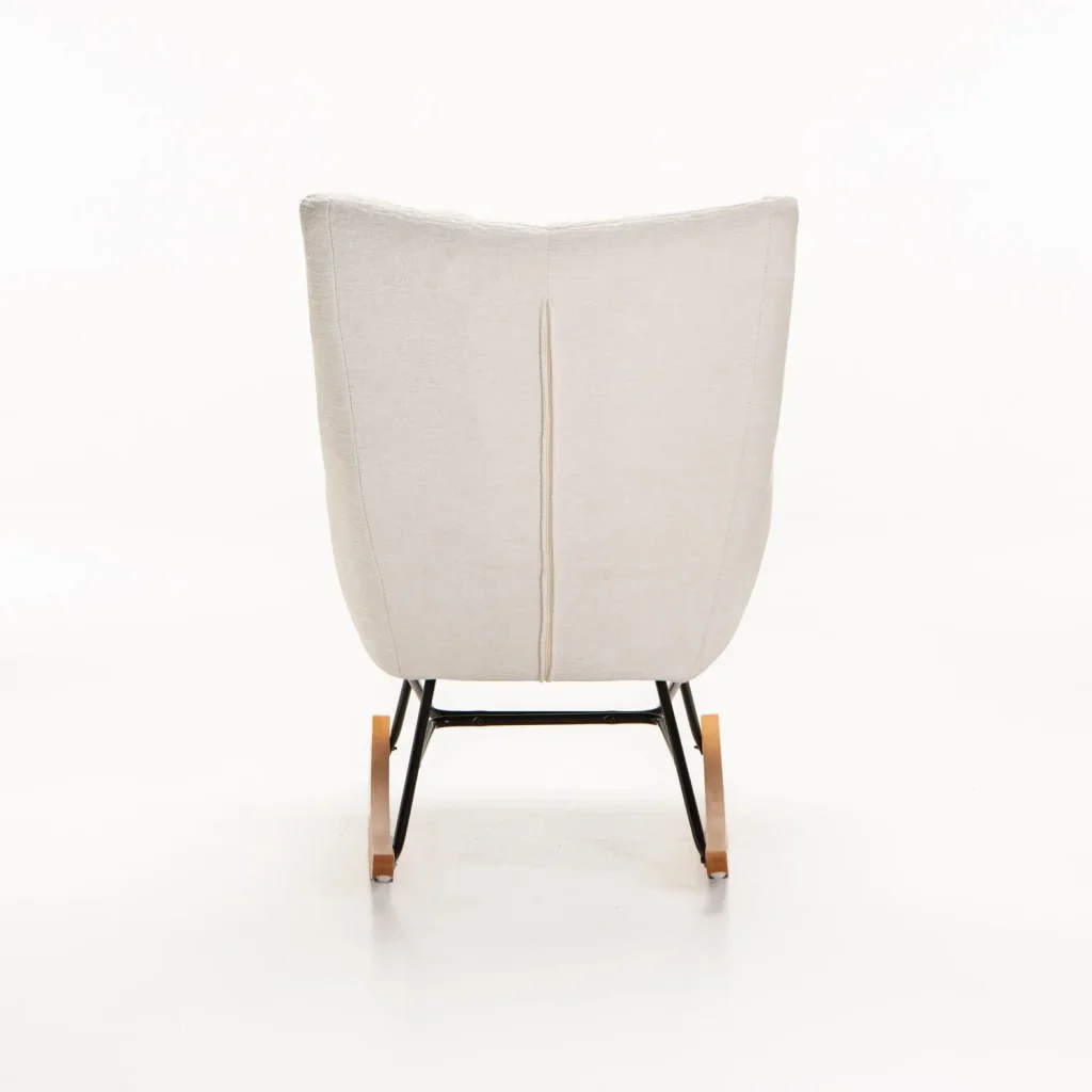 ROSIE VELVET ROCKING CHAIR - Image 4
