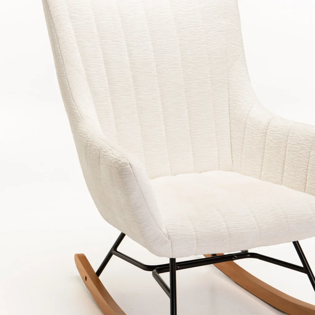 ROSIE VELVET ROCKING CHAIR - Image 6