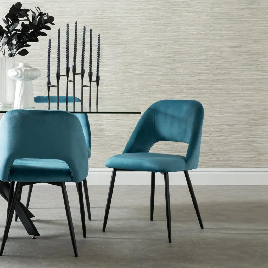 SADIE VELVET DINING CHAIR - Image 13