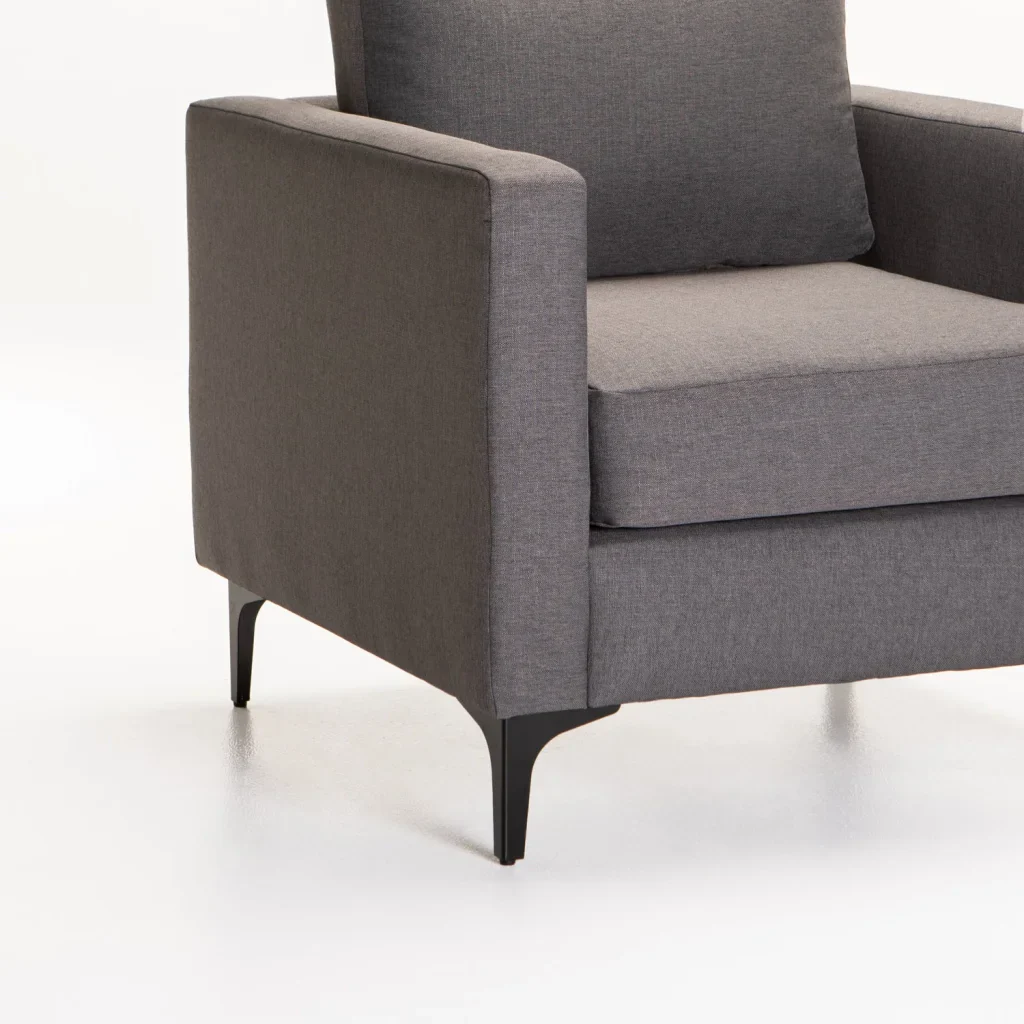 SANTINO FABRIC ARMCHAIR - BLACK LEG - Image 10