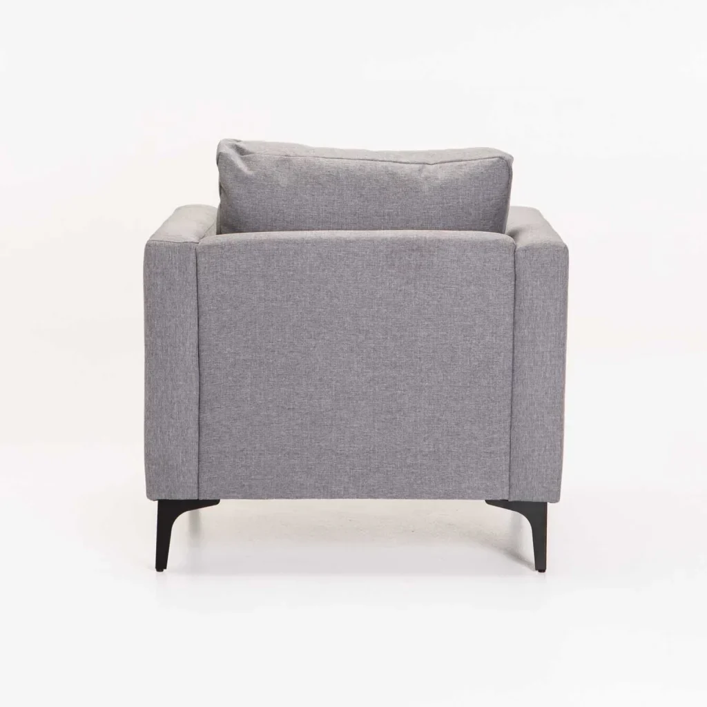 SANTINO FABRIC ARMCHAIR - BLACK LEG - Image 4