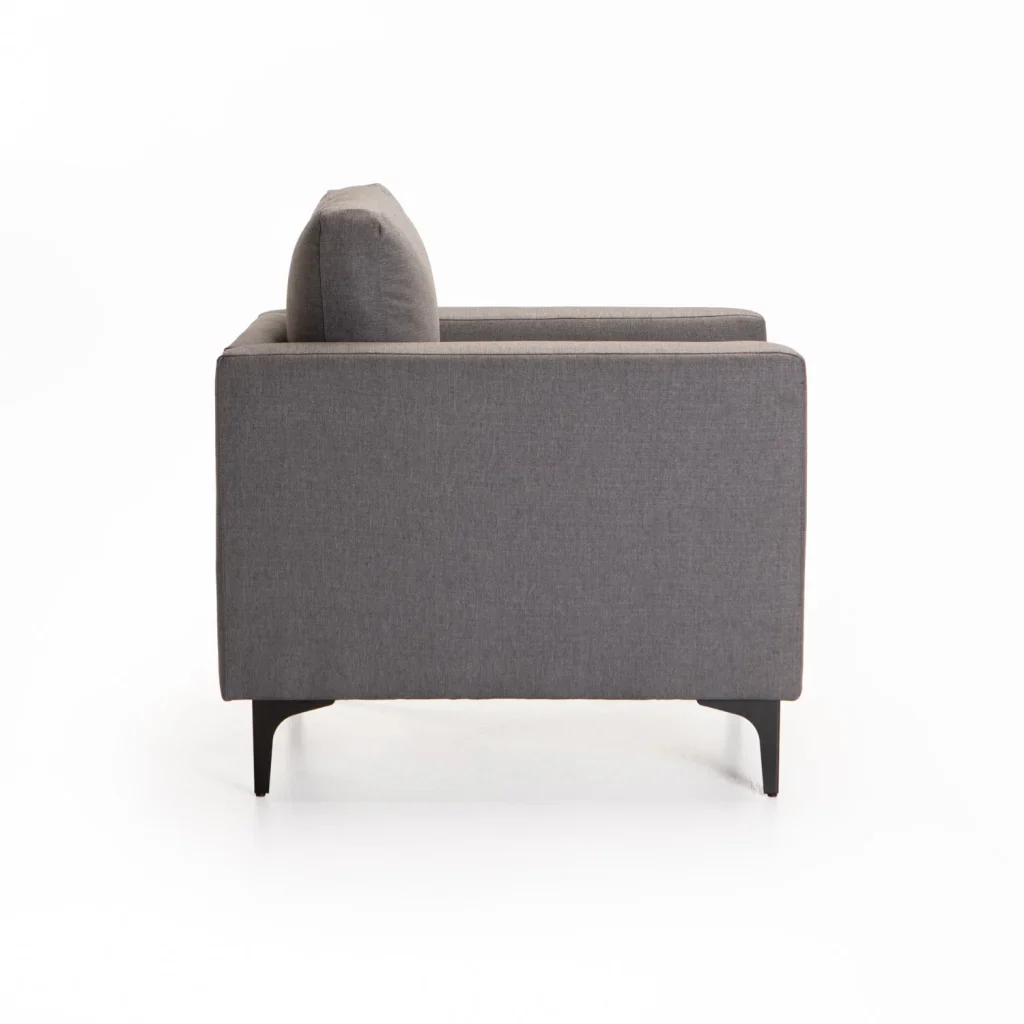 SANTINO FABRIC ARMCHAIR - BLACK LEG - Image 8