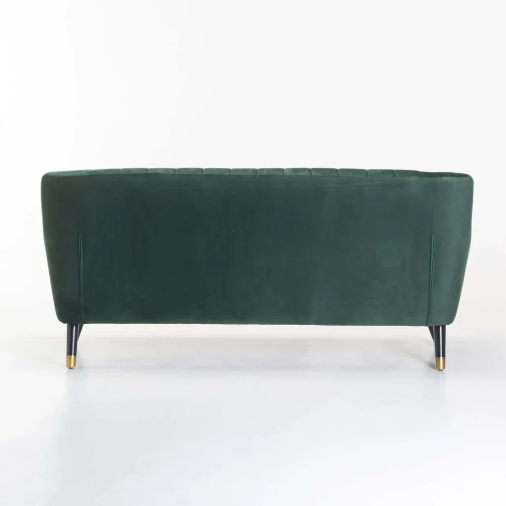 JUNO VELVET 3 SEATER COUCH - Image 9