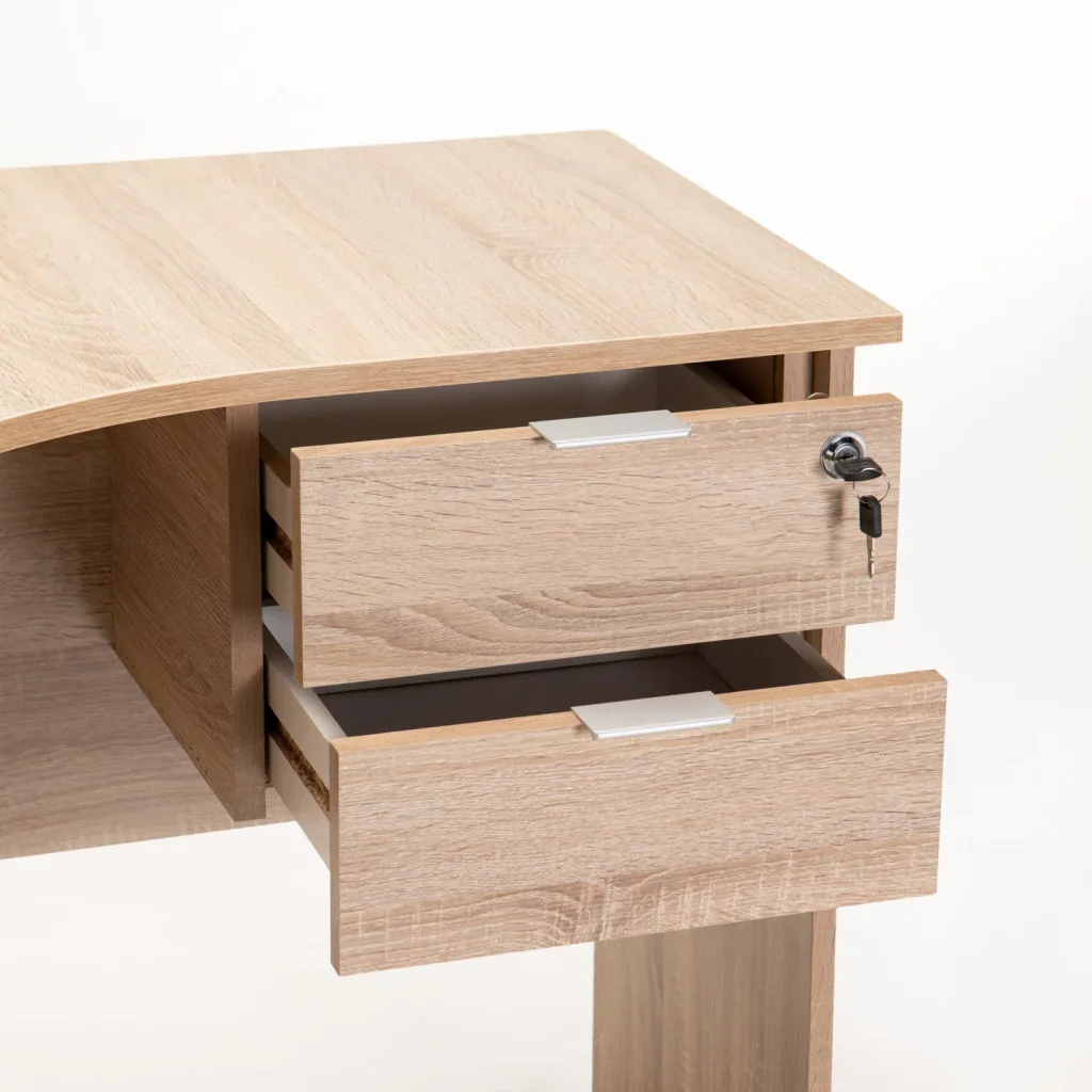 SOHO 120cm 2 DRAWER CORNER DESK - Image 4