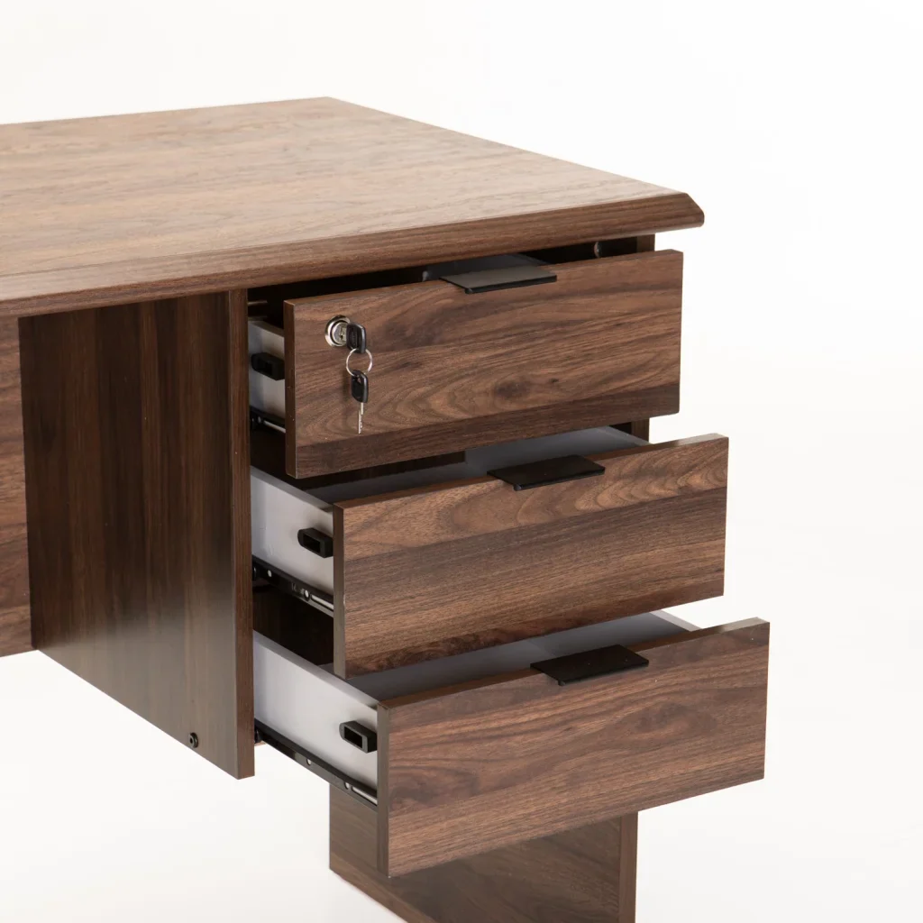 SOHO 120cm DELUXE 3 DRAWER DESK - Image 15