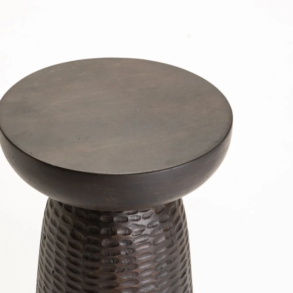 SONA SOLID WOOD SIDE TABLE - Image 2