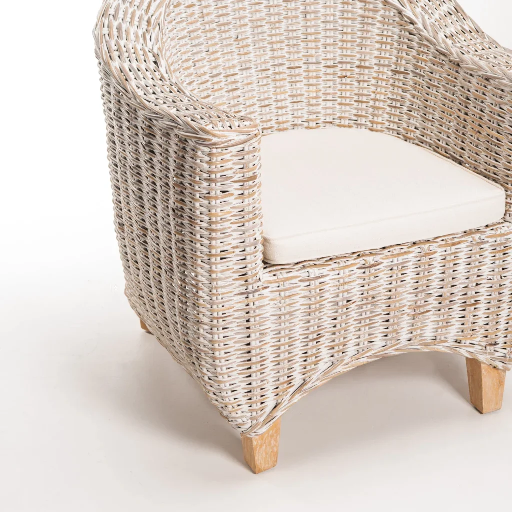 TEGAL KUBU WHITEWASH TUB ARMCHAIR - Image 5