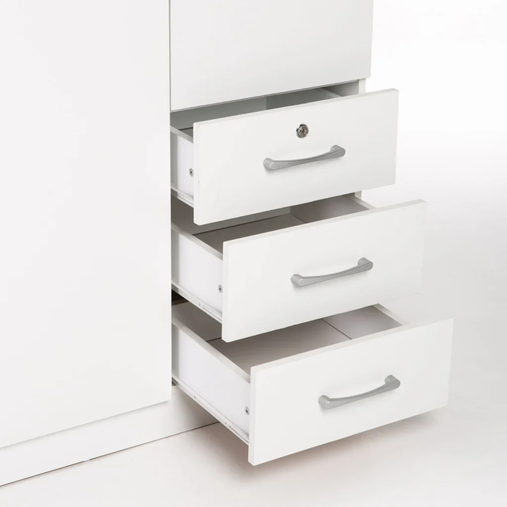 TITAN 3 DOOR 3 DRAWER DELUXE ROBE - Image 8