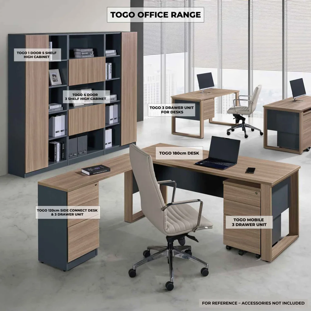 TOGO 4 DOOR 3 SHELF HIGH CABINET - Image 5