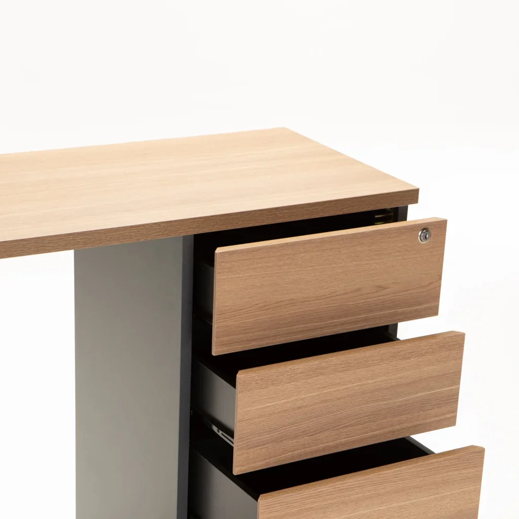 TOGO 120cm SIDE CONNECT DESK & 3 DRAWER UNIT - Image 4