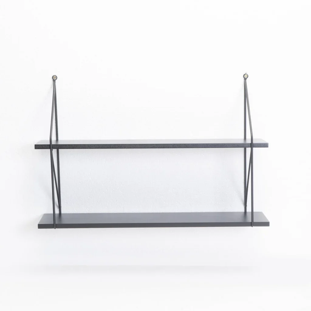 WALL SHELF - BLACK 2 SHELF - Image 2
