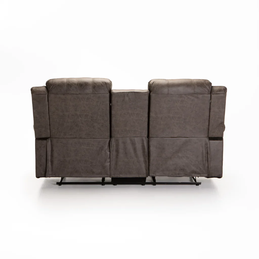 YAZ LUXURY FABRIC 2 SEATER CONSOLE RECLINER - Image 6