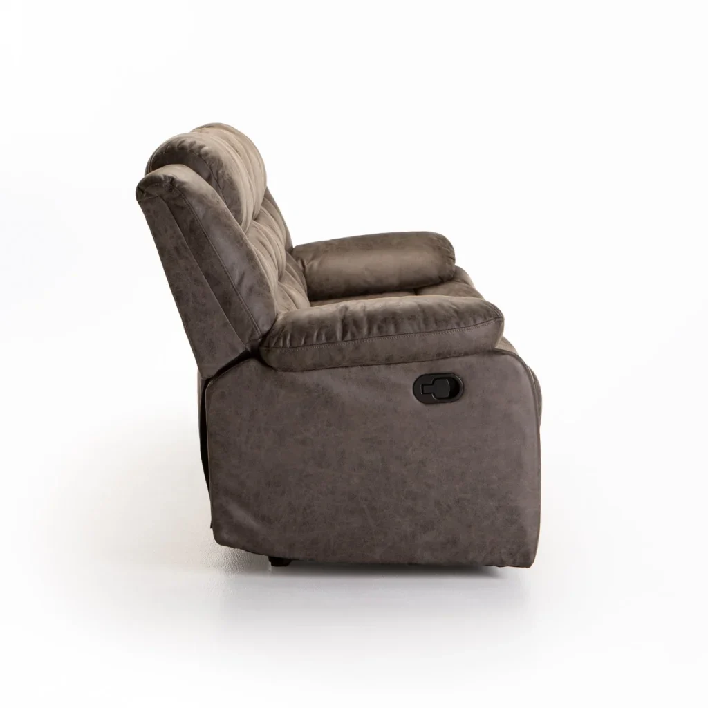YAZ LUXURY FABRIC 3 SEATER RECLINER - Image 4