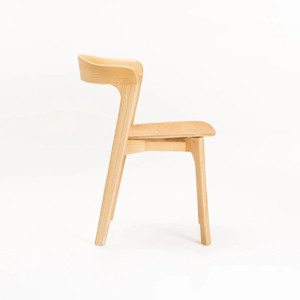 ZARA SOLID WOOD DINING CHAIR - Image 3