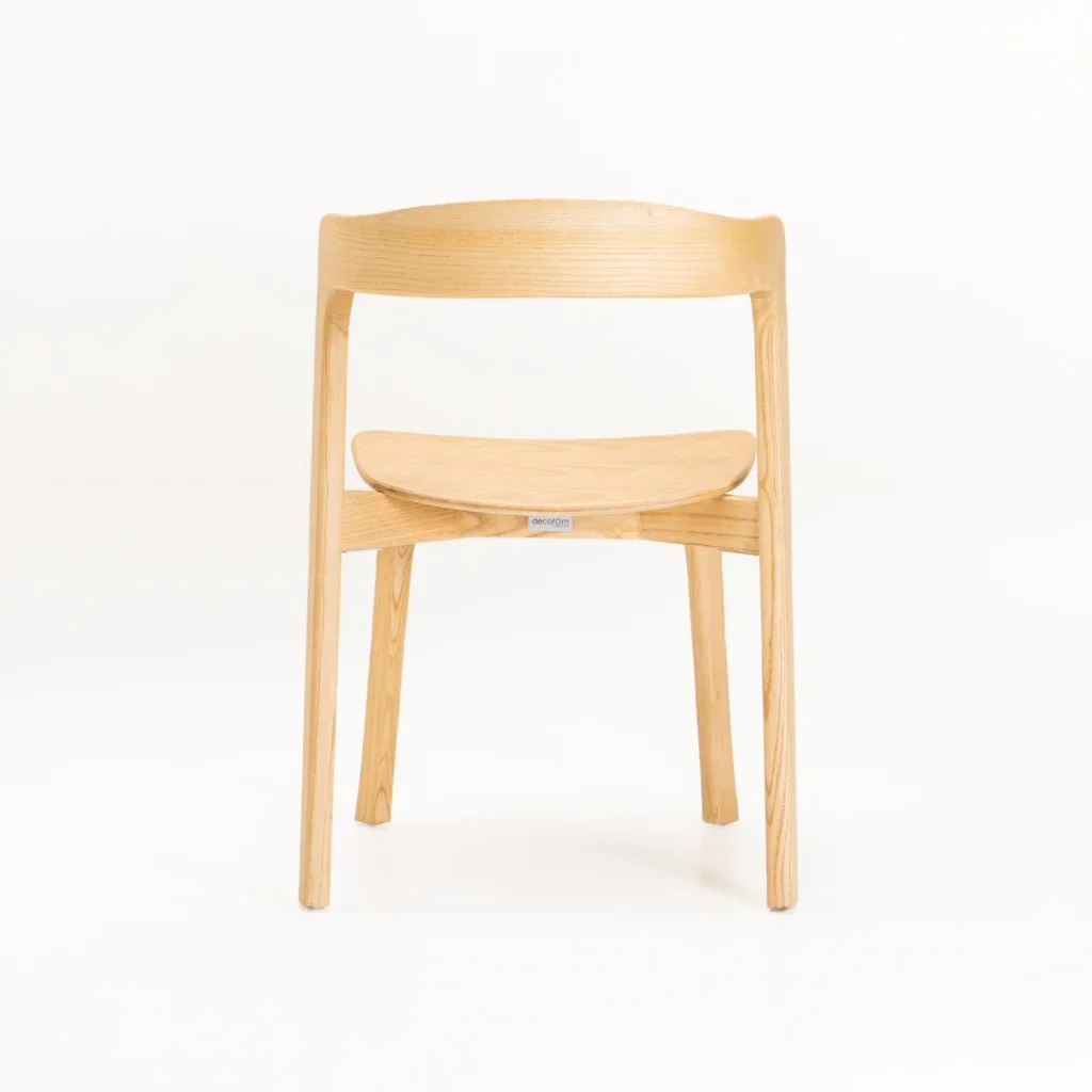 ZARA SOLID WOOD DINING CHAIR - Image 4
