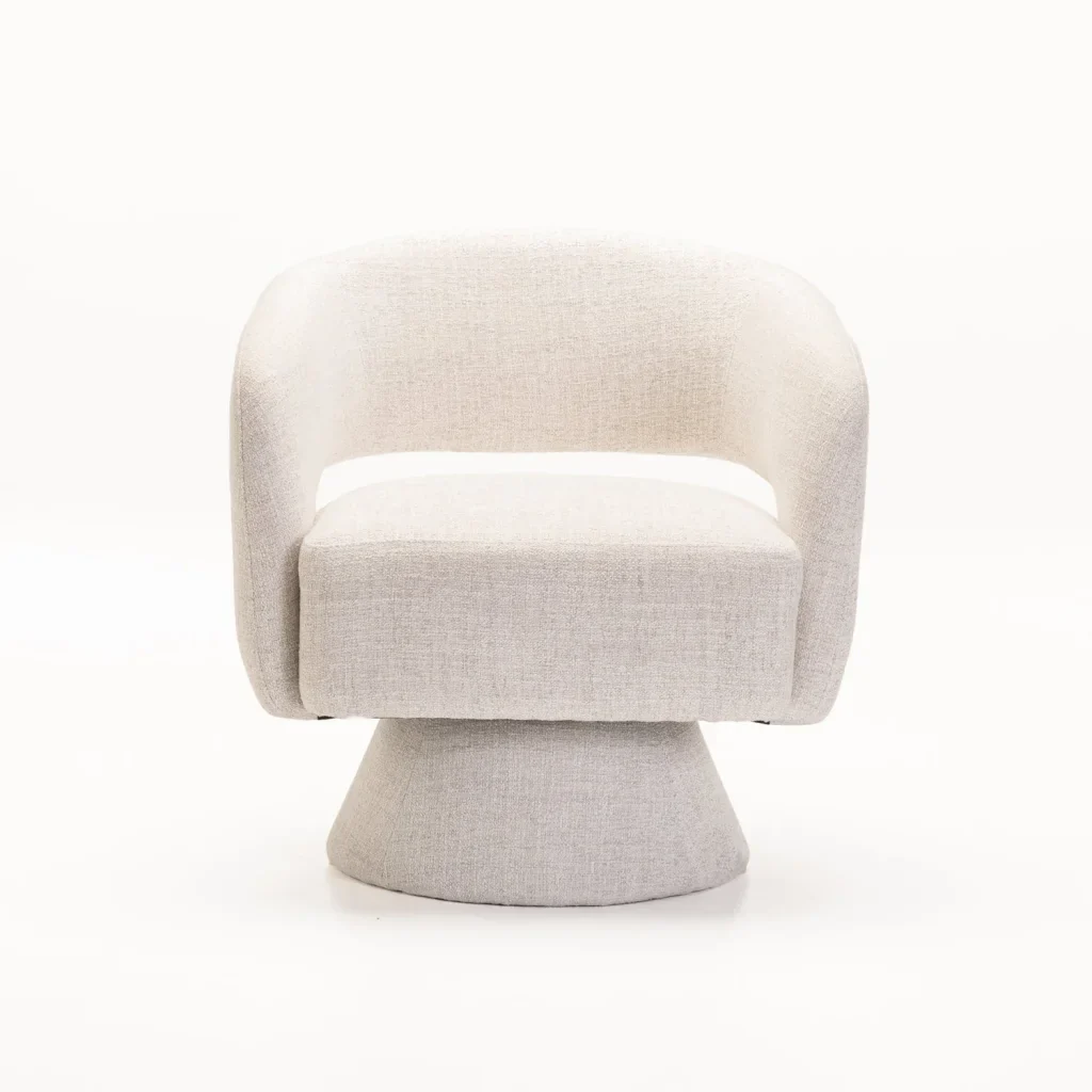 ZARA FABRIC SWIVEL CHAIR - Image 12