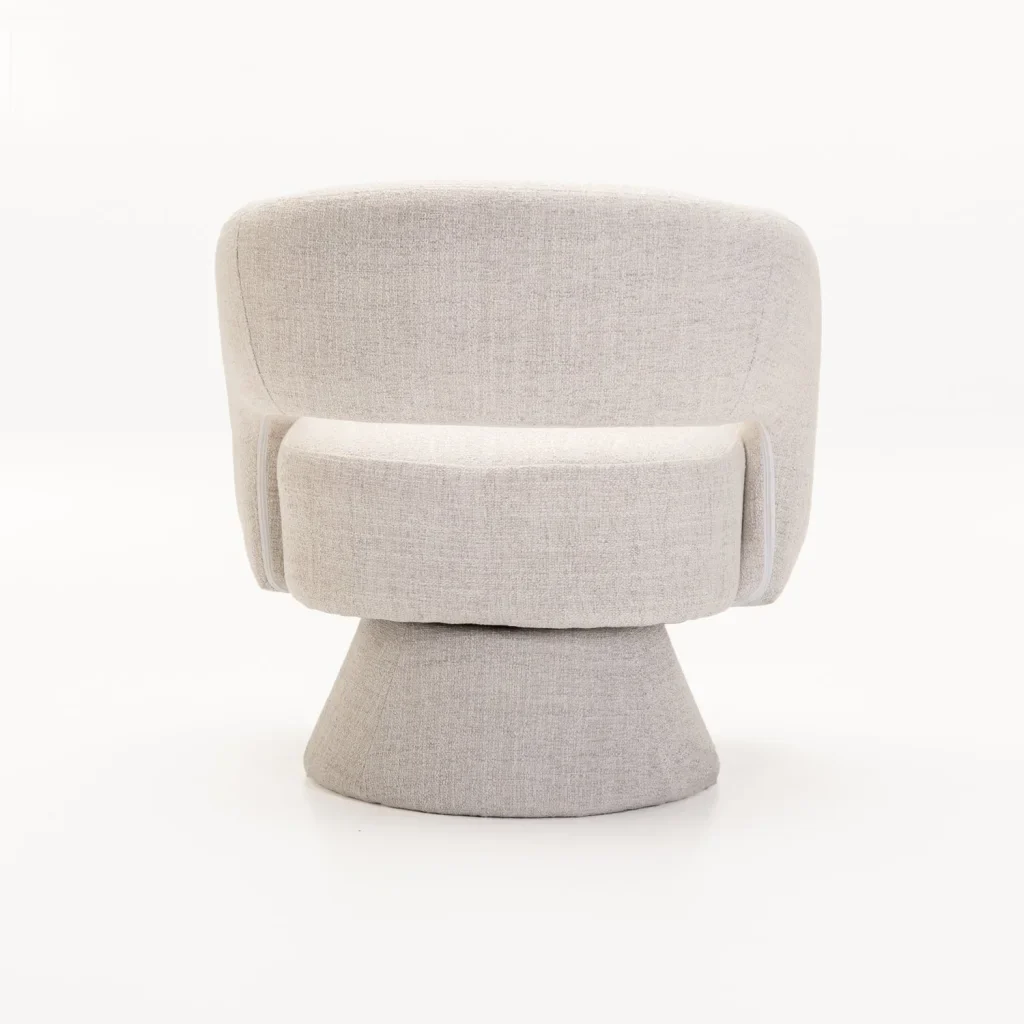 ZARA FABRIC SWIVEL CHAIR - Image 14