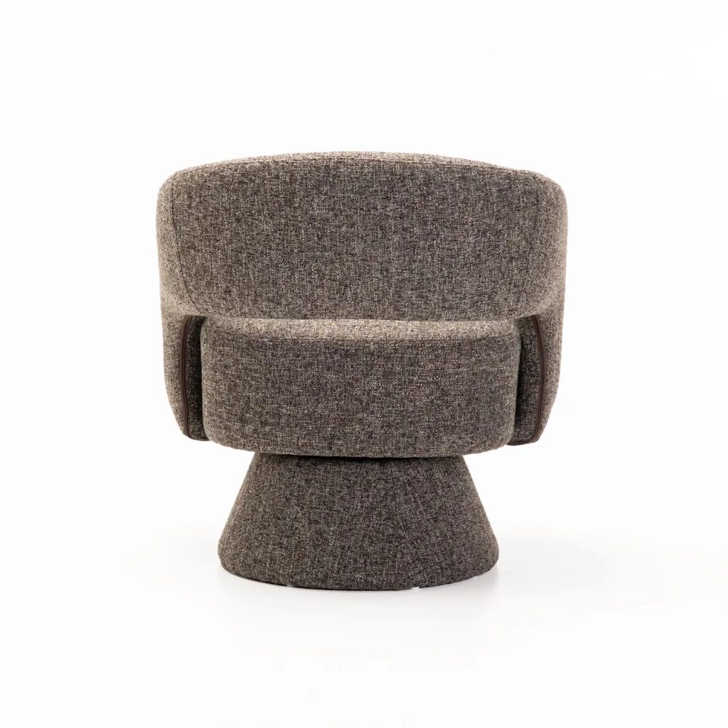 ZARA FABRIC SWIVEL CHAIR - Image 4