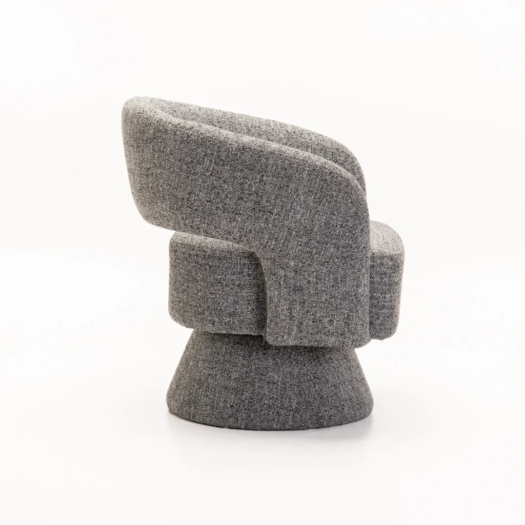 ZARA FABRIC SWIVEL CHAIR - Image 8