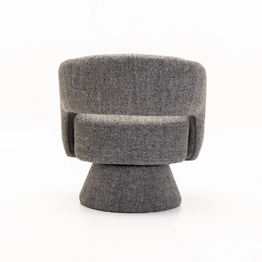 ZARA FABRIC SWIVEL CHAIR - Image 9