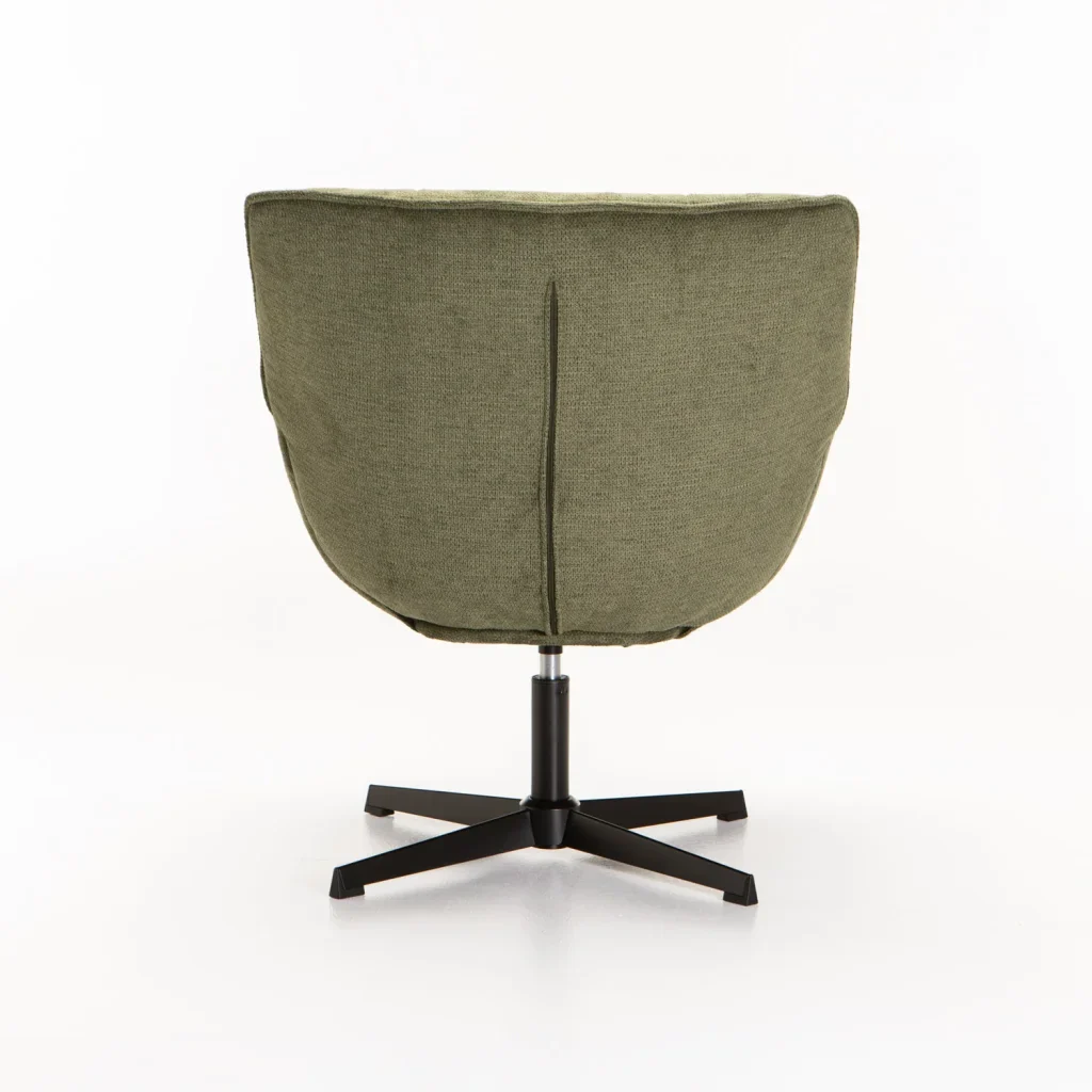 ZARI FABRIC SWIVEL CHAIR - Image 14