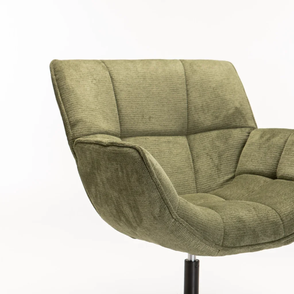 ZARI FABRIC SWIVEL CHAIR - Image 15