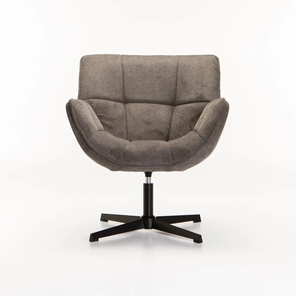 ZARI FABRIC SWIVEL CHAIR - Image 17