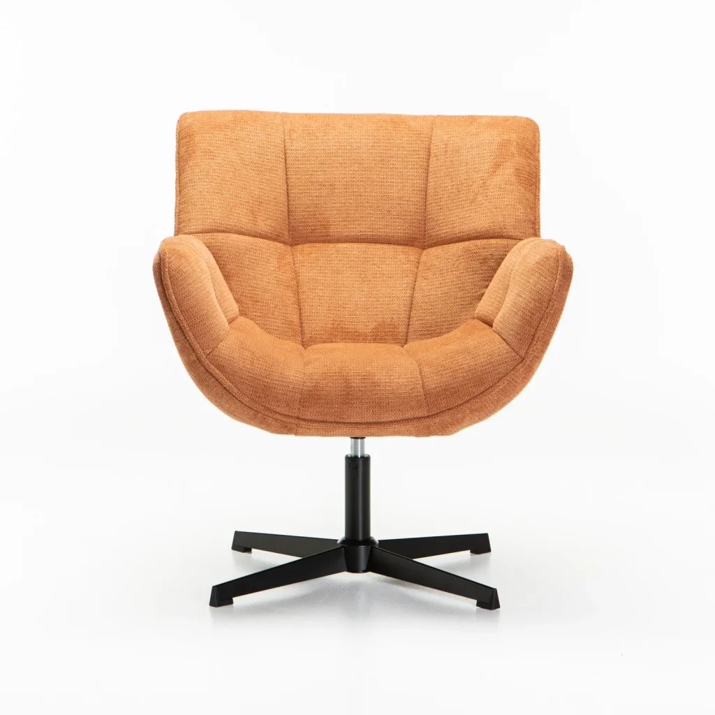 ZARI FABRIC SWIVEL CHAIR - Image 7