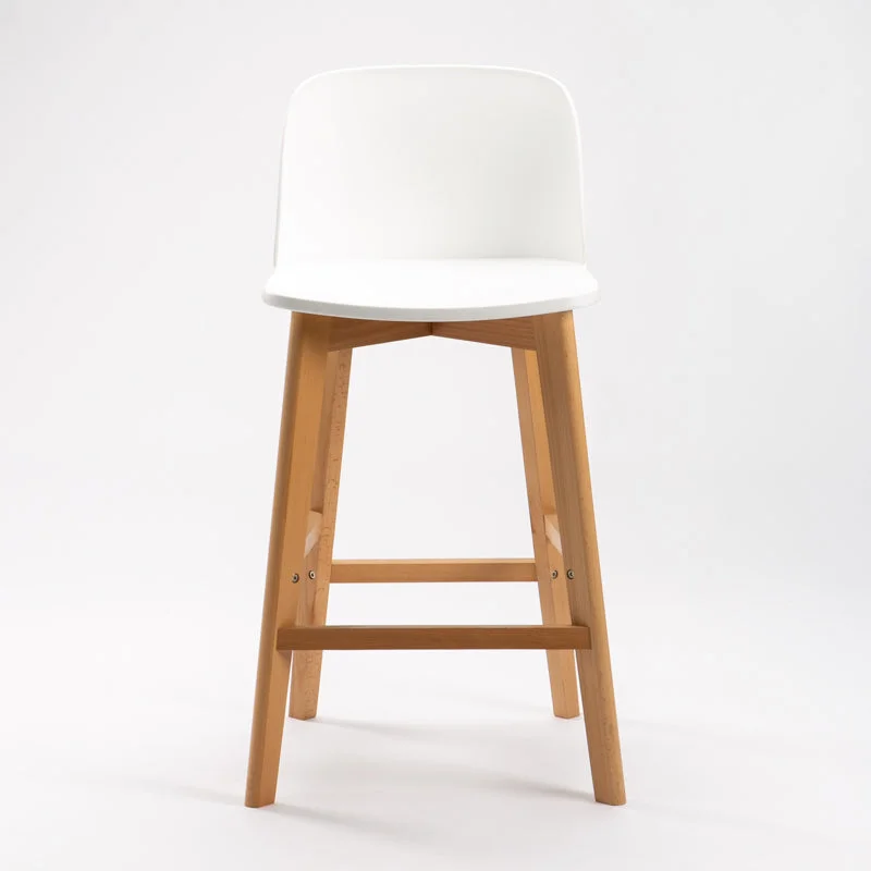 ZEN LUXURY WOODEN LEG KITCHEN STOOL - Image 3